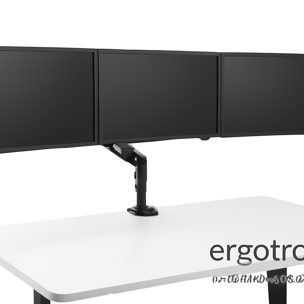 Ergotron LX Triple Monitor Desk Mount