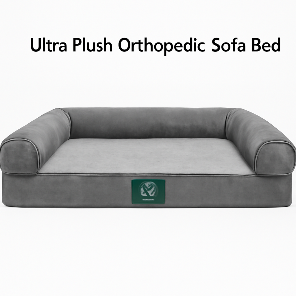FurHaven Ultra Plush Orthopedic Sofa Bed