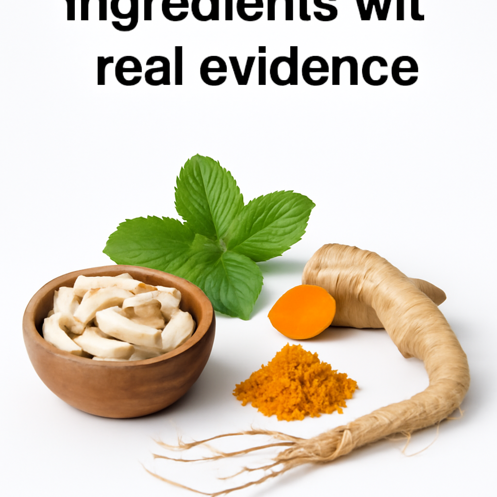 Ingredients with real evidence