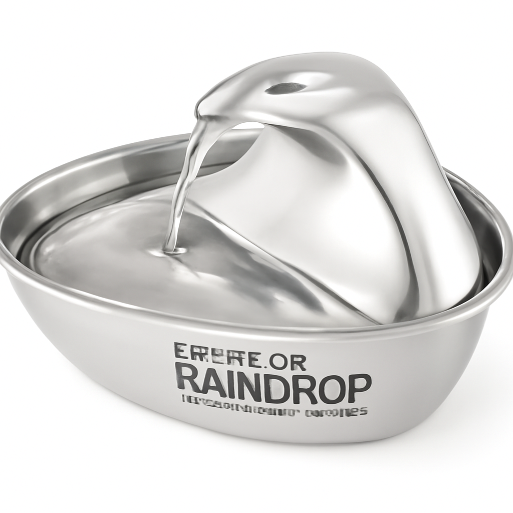 Pioneer Pet Raindrop Stainless Steel Fountain