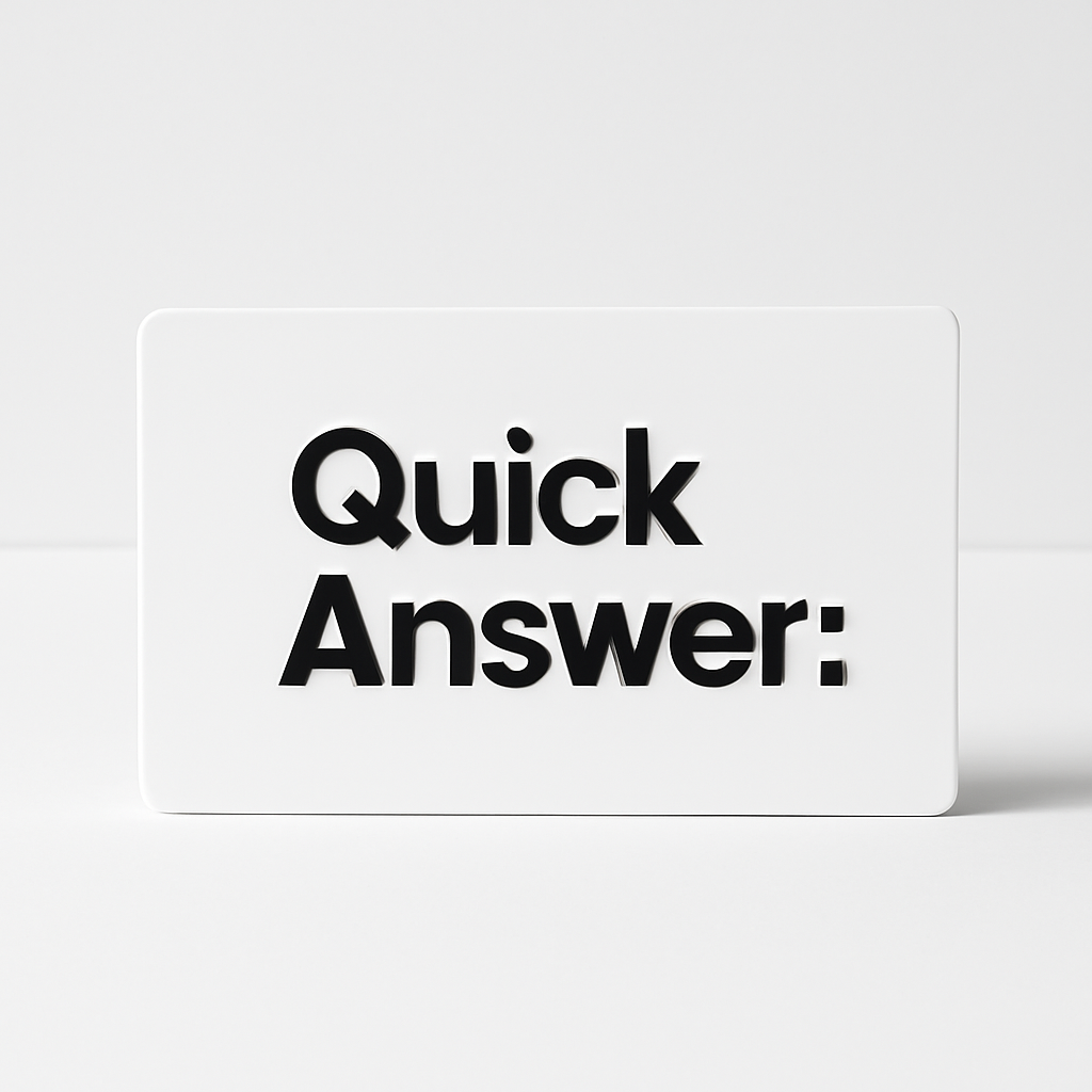 Quick Answer: