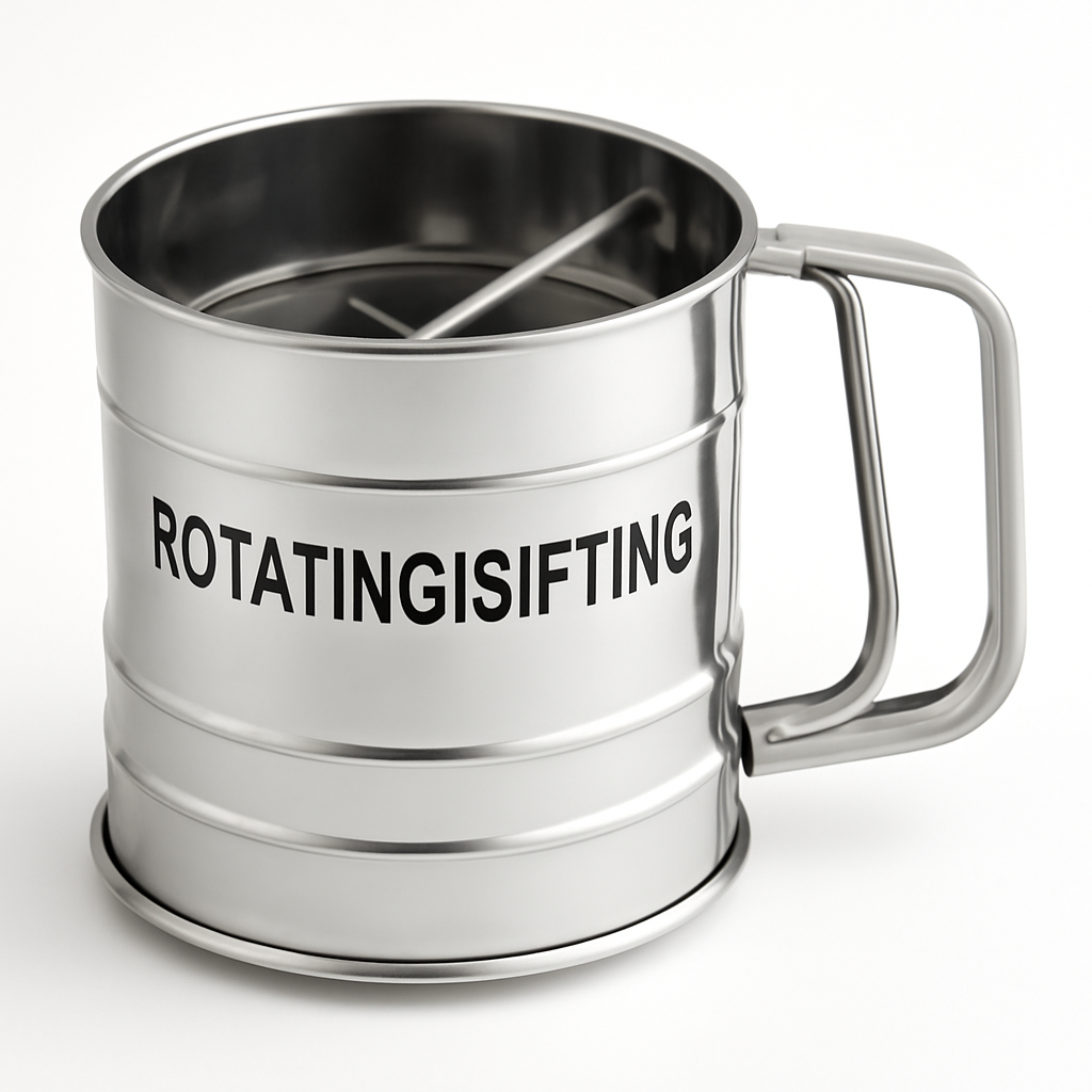 Rotating/sifting