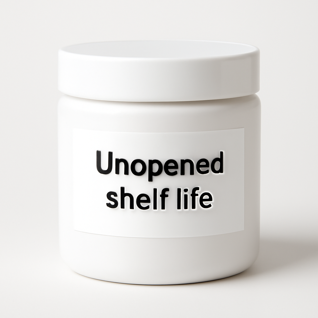 Unopened shelf life